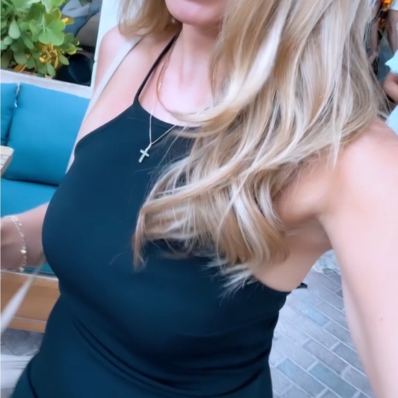 Express Black Halter Dress 🖤✨ - Picture 6 of 6